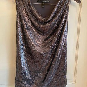 White House Black Market Sleeveless Sequin Top